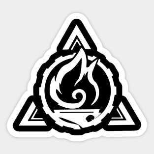 Torchlight (white) Sticker